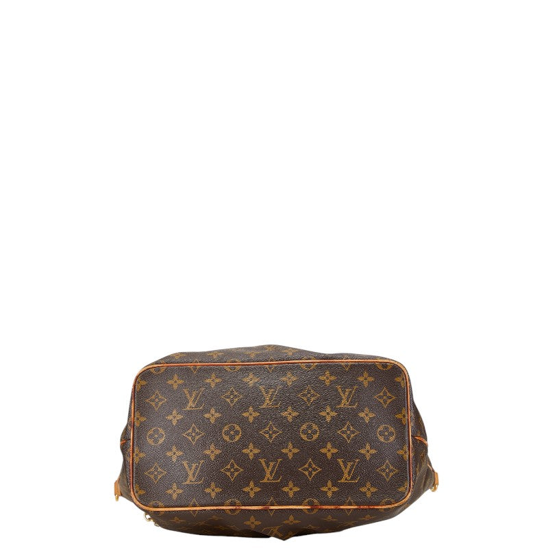 Louis Vuitton Palermo PM 2WAY Handbag Brown