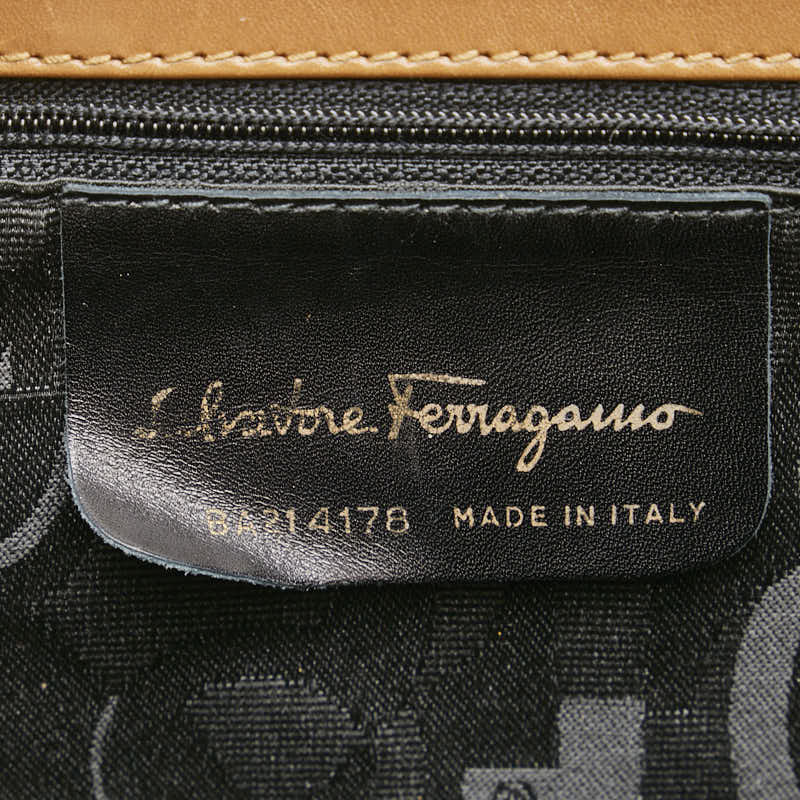 Salvatore Ferragamo Vara Ribbon Leather Handbag