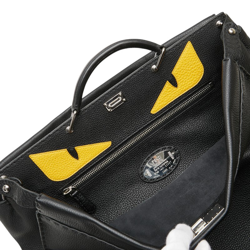 Fendi Leather Peekaboo Monster Business Bag 7VA354