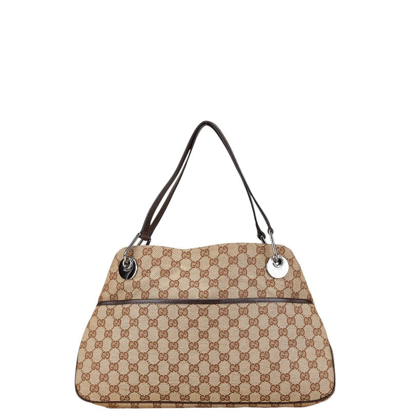 Gucci Canvas Leather Tote Bag 121023