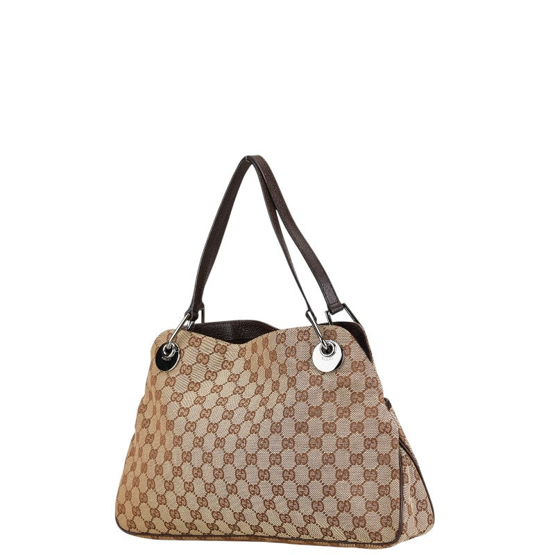 Gucci Canvas Leather Tote Bag 121023