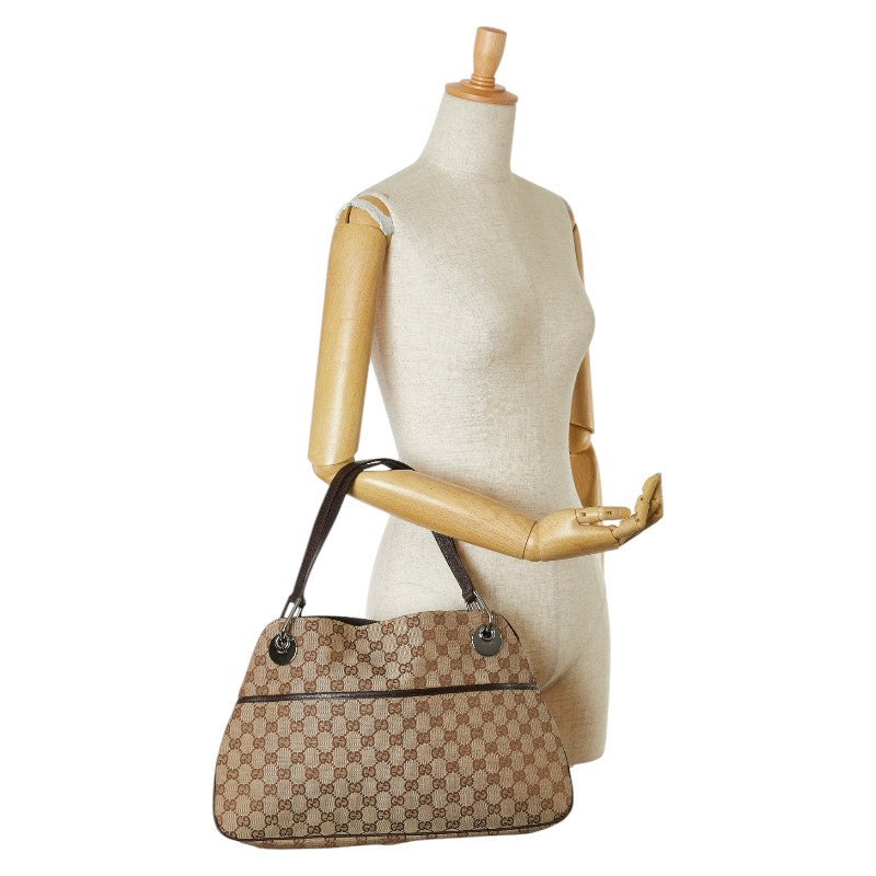 Gucci Canvas Leather Tote Bag 121023