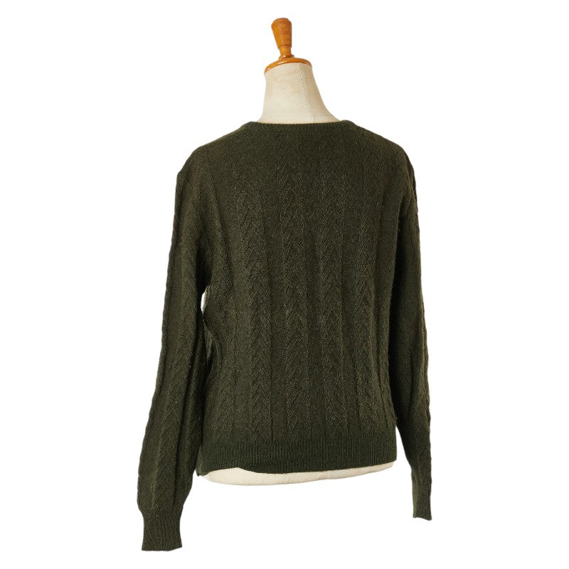 Dior Wool Acrylic Knit Sweater M Khaki