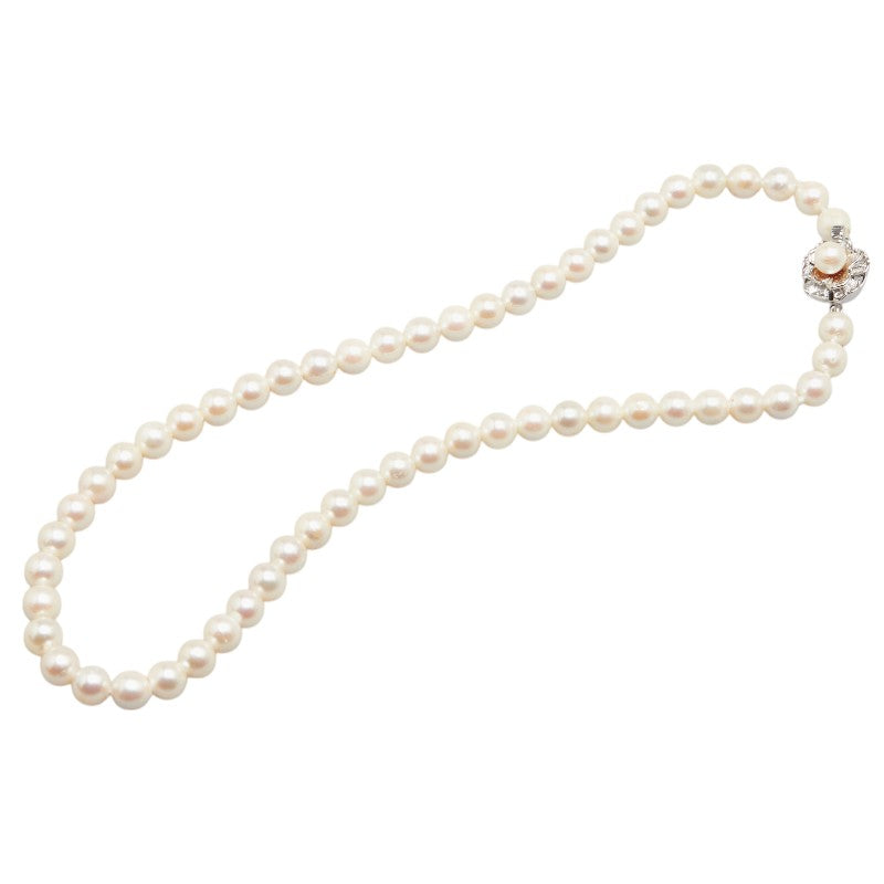 SV925 Silver Pearl Necklace