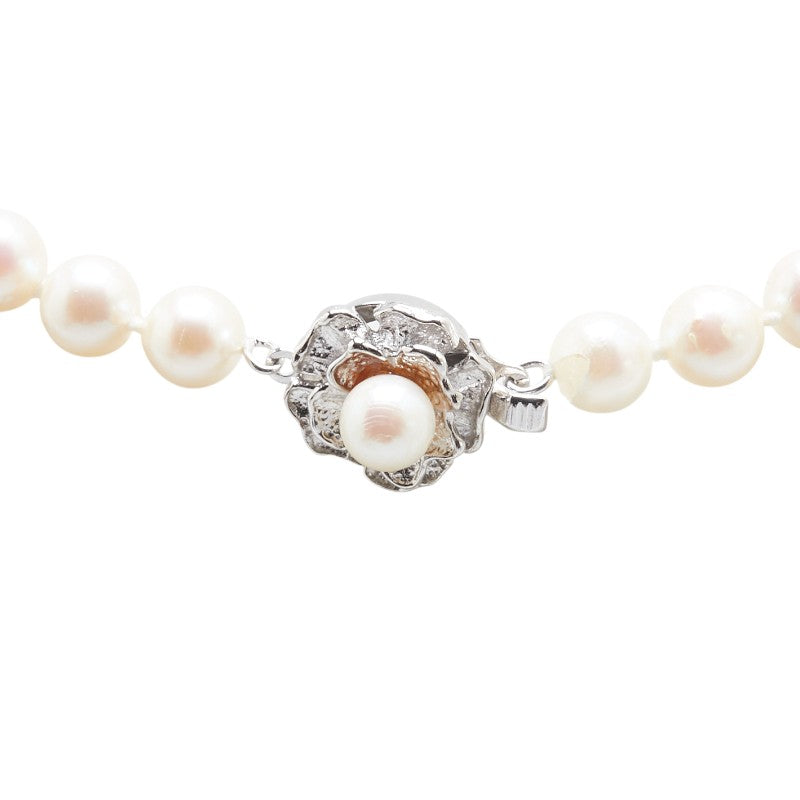 SV925 Silver Pearl Necklace