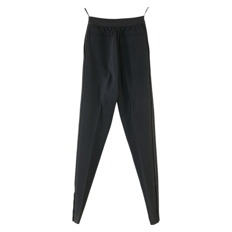 Celine Tapered Pants Black Rayon Acetate