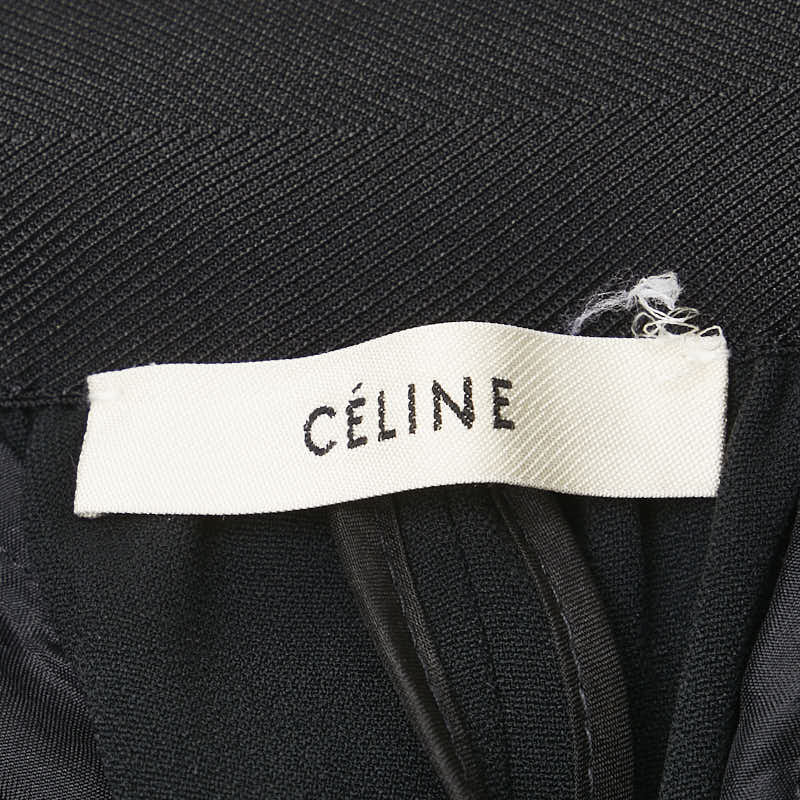 Celine Tapered Pants Black Rayon Acetate