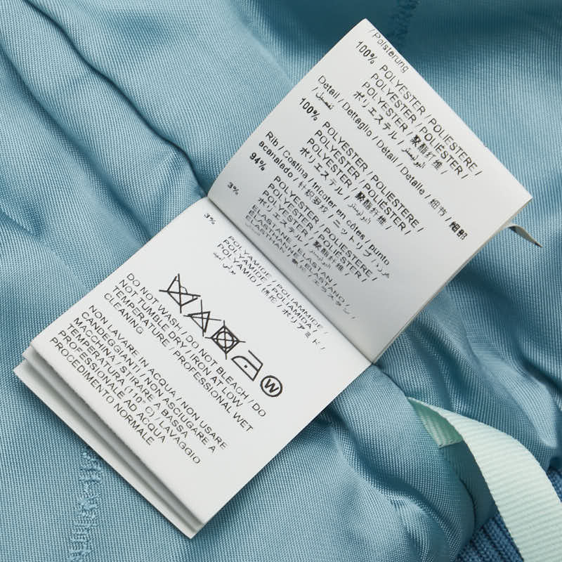 Off-White MA-1 Jacket Viscose Light Blue