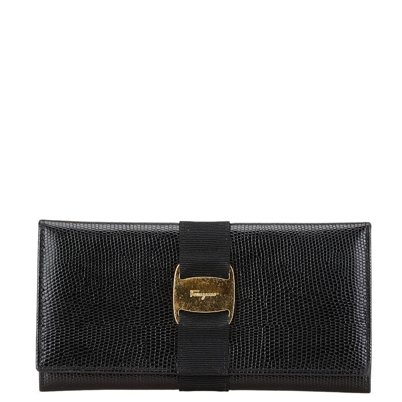 Salvatore Ferragamo Vara Ribbon Leather Wallet