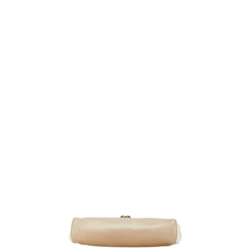 Salvatore Ferragamo Leather Gancini Shoulder Bag