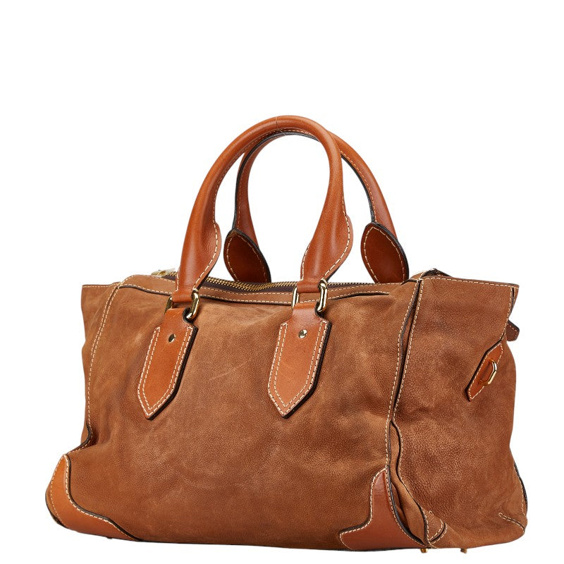 Burberry Leather Tote Bag Brown