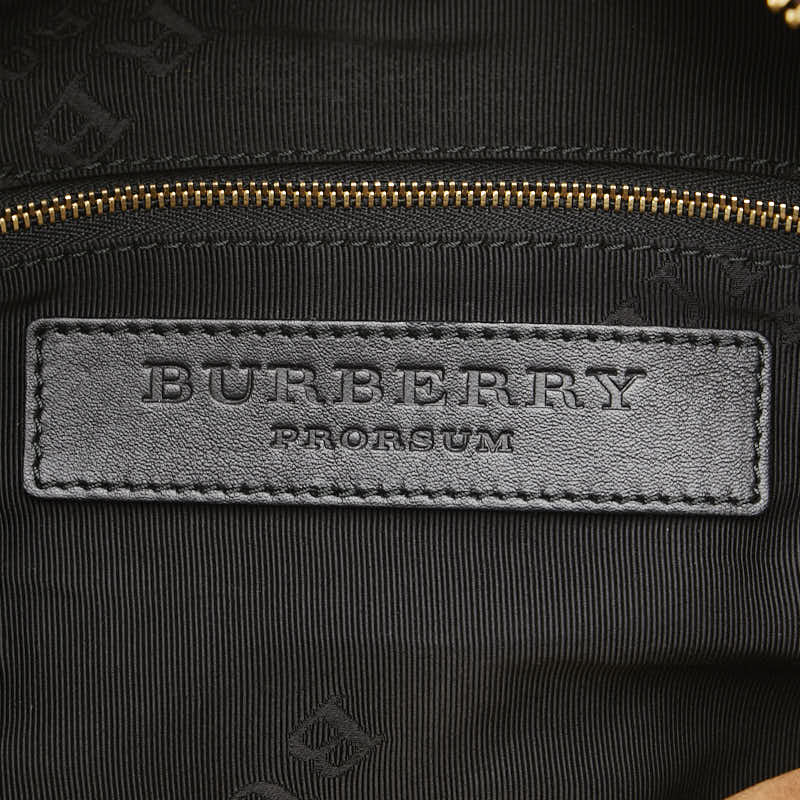 Burberry Leather Tote Bag Brown