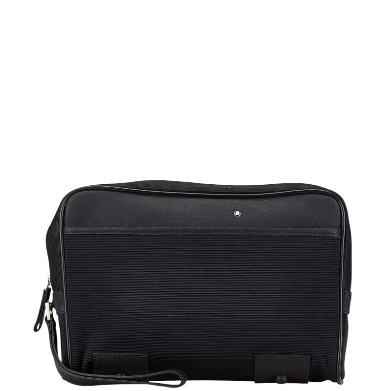 Montblanc Canvas Leather Clutch Bag