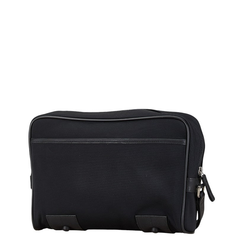 Montblanc Canvas Leather Clutch Bag