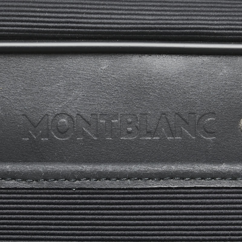 Montblanc Canvas Leather Clutch Bag