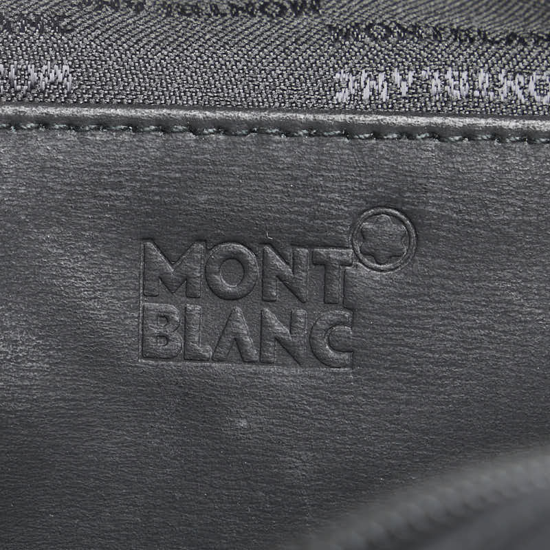 Montblanc Canvas Leather Clutch Bag