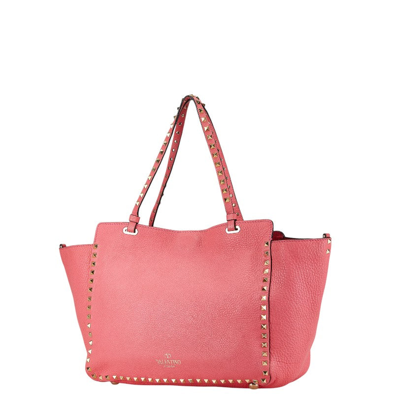 Valentino Rockstud Leather Tote Bag