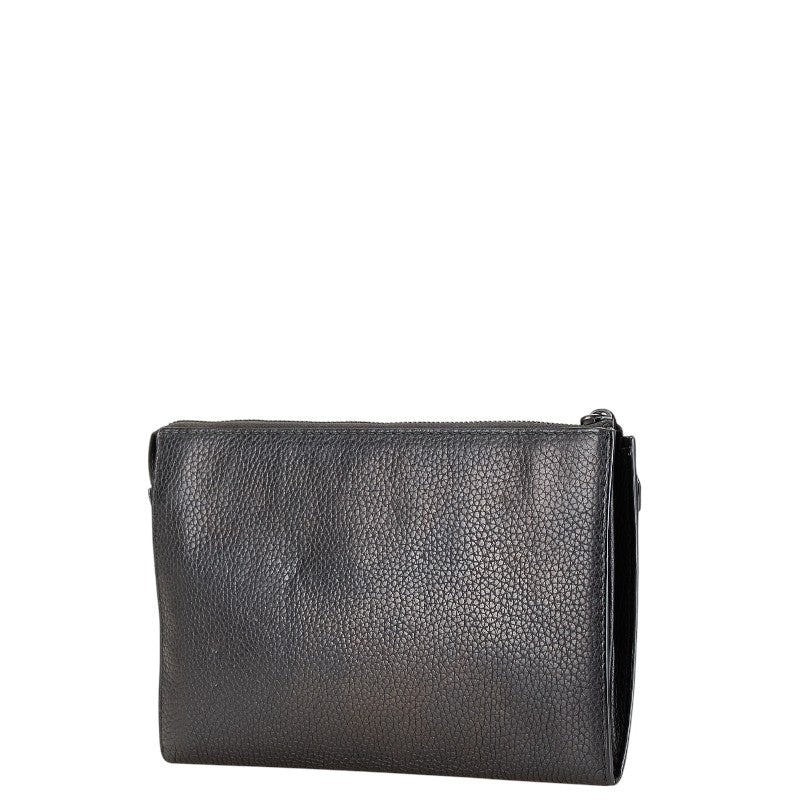 Salvatore Ferragamo Leather Clutch Bag 240859