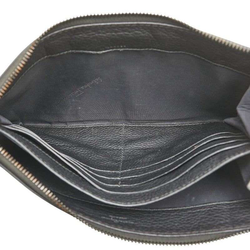 Salvatore Ferragamo Leather Clutch Bag 240859