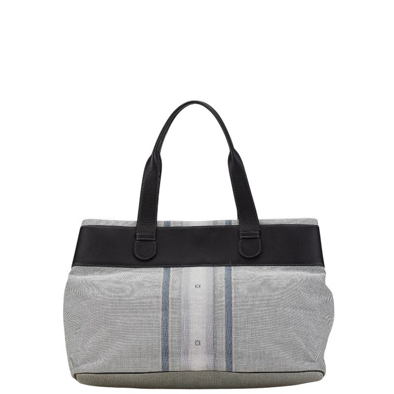 Loewe Anagram Canvas Leather Tote Bag