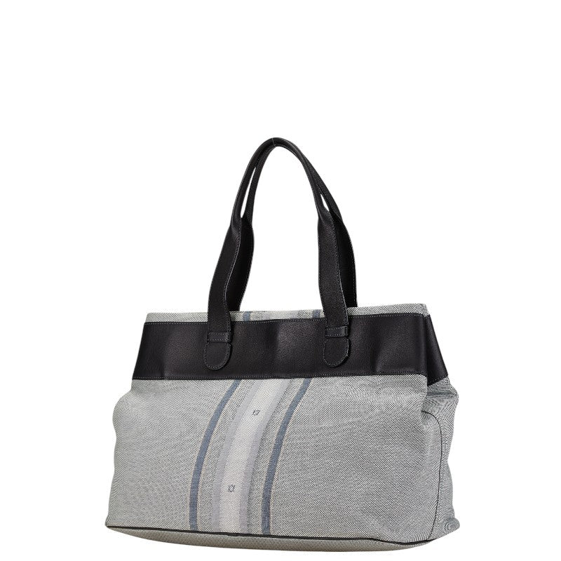 Loewe Anagram Canvas Leather Tote Bag