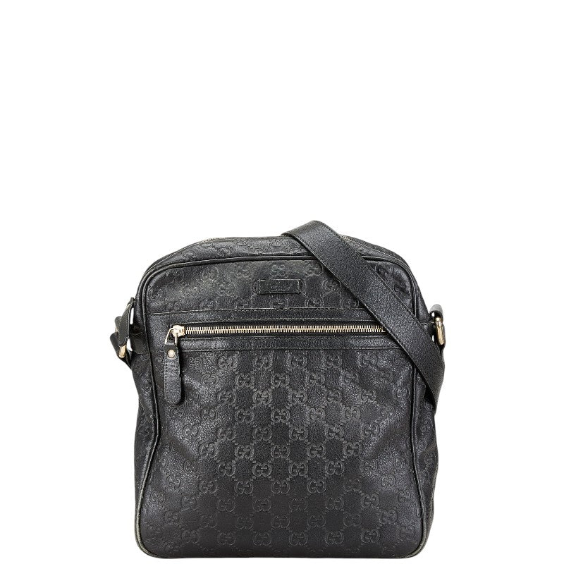 Gucci Leather Shoulder Bag Black