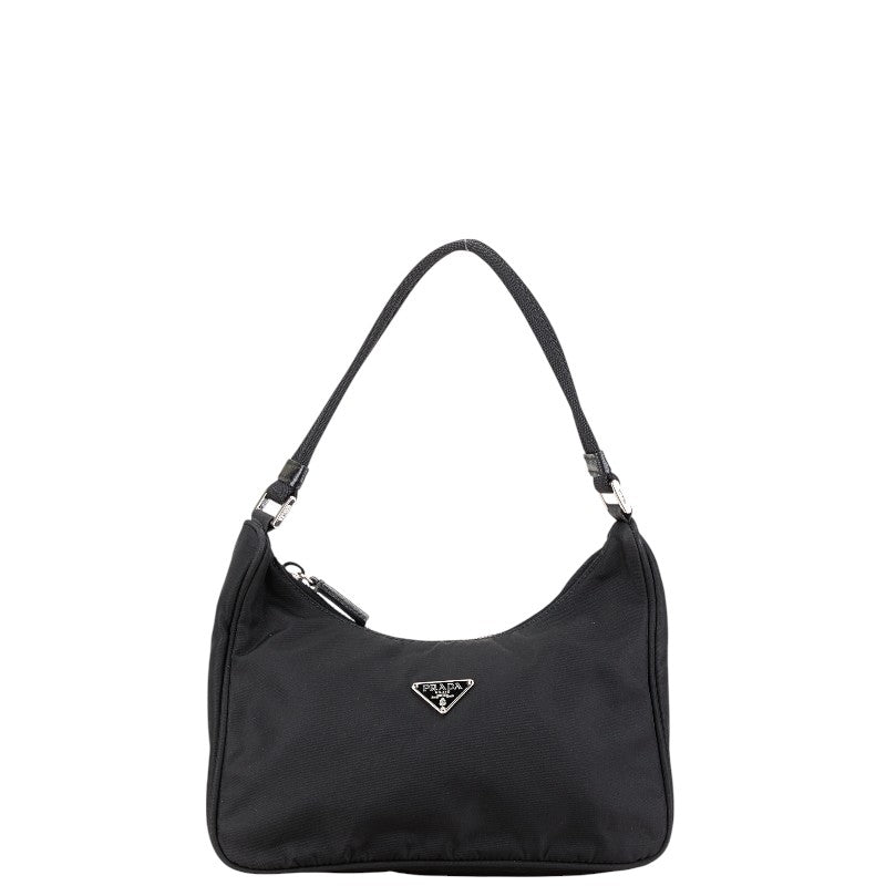 Prada Nylon Triangle Logo Shoulder Bag MV515