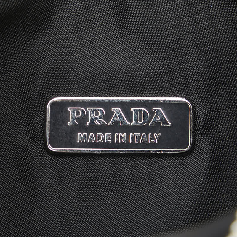 Prada Nylon Triangle Logo Shoulder Bag MV515