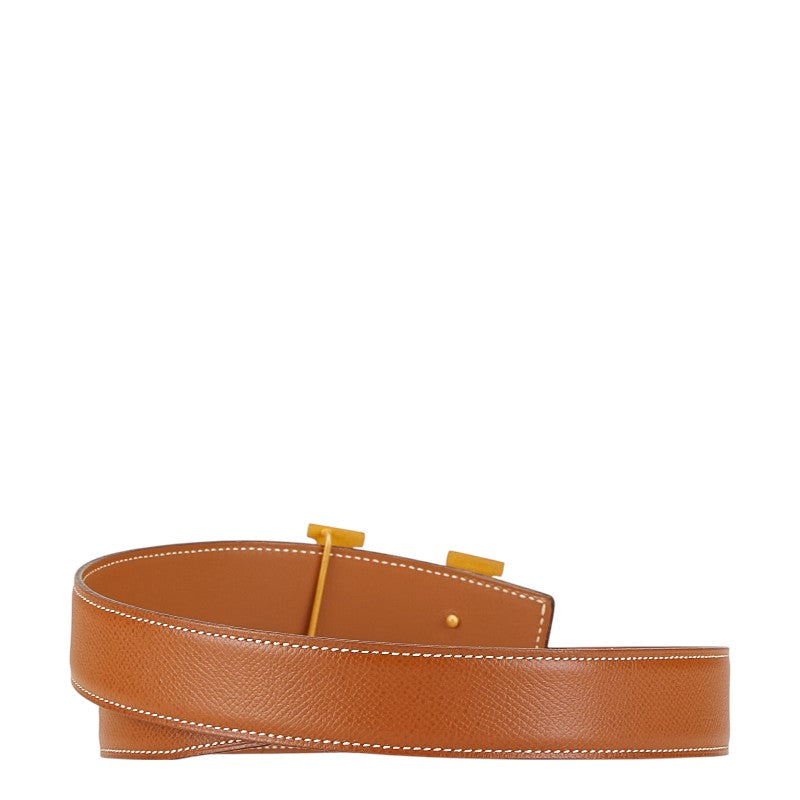 Hermes Constance H Belt Brown