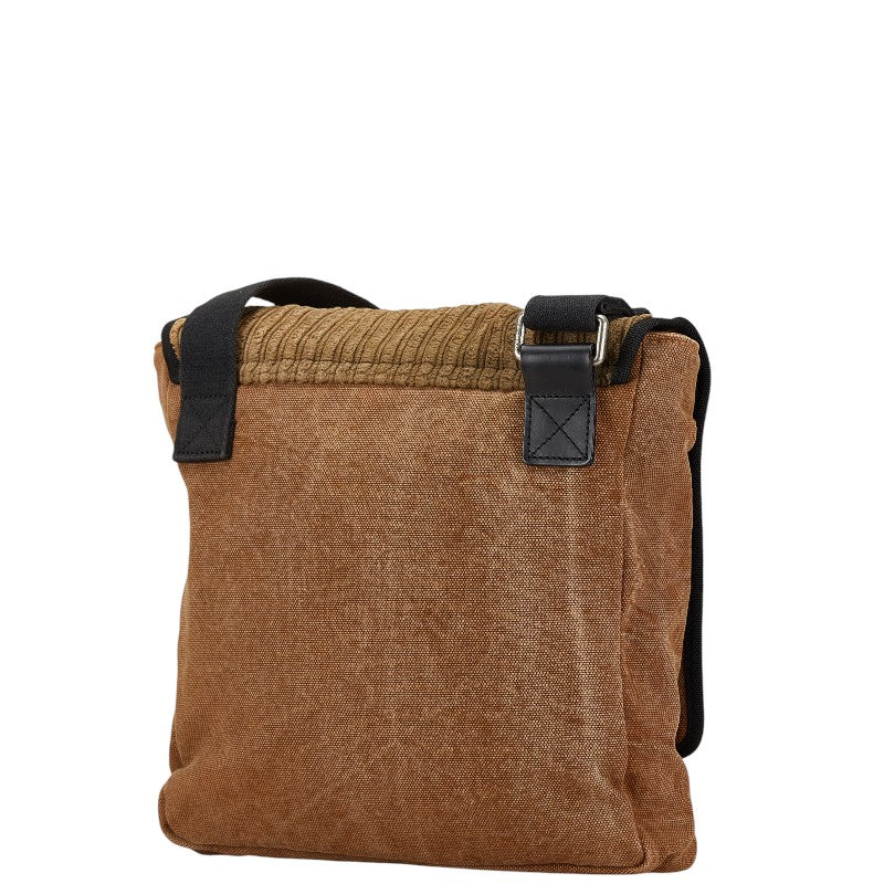 Dolce & Gabbana Canvas Corduroy Shoulder Bag