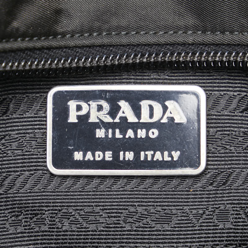 Prada Nylon Triangle Logo Tote Bag B7699