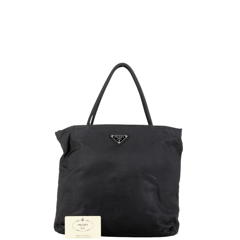 Prada Nylon Triangle Logo Tote Bag B7699