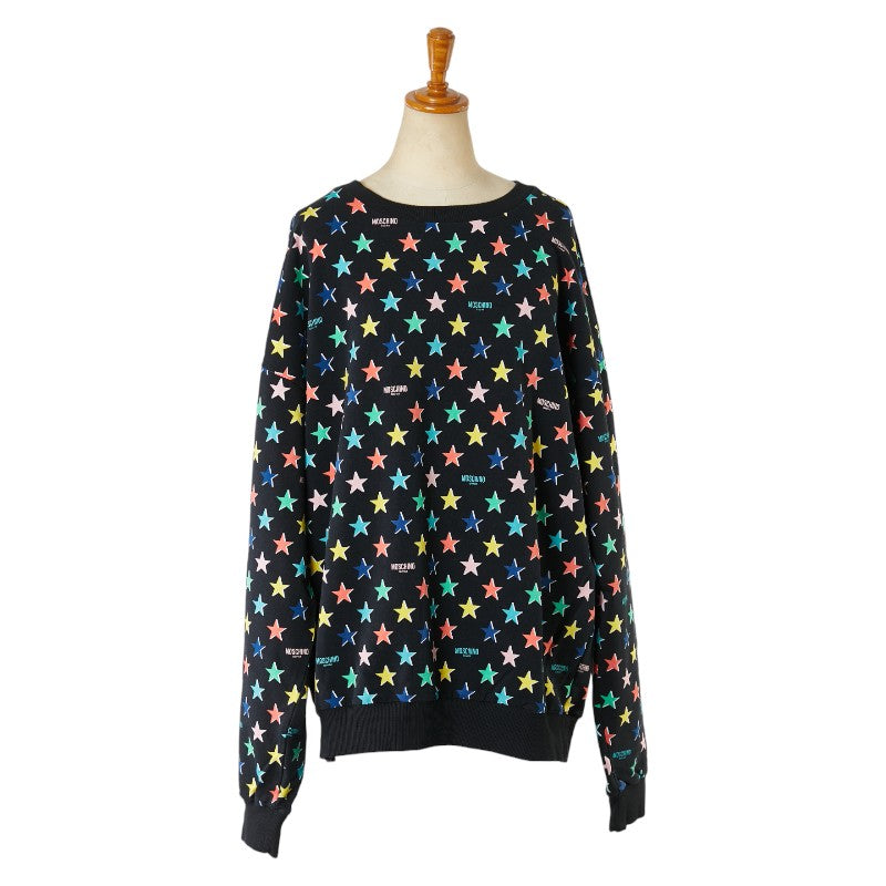 Moschino Star Print Sweatshirt XL Black