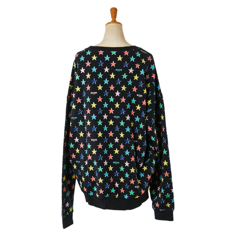 Moschino Star Print Sweatshirt XL Black