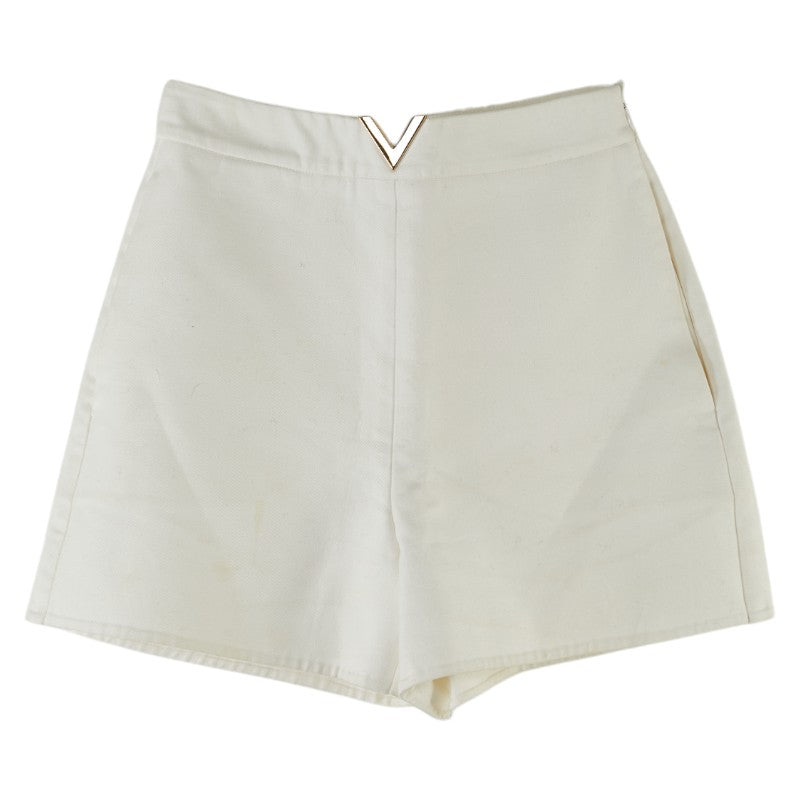 Valentino Cotton Nylon Shorts White