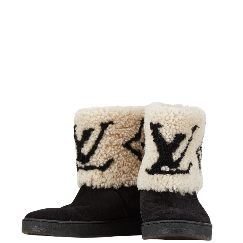 Louis Vuitton Snowdrop Suede Ankle Boots