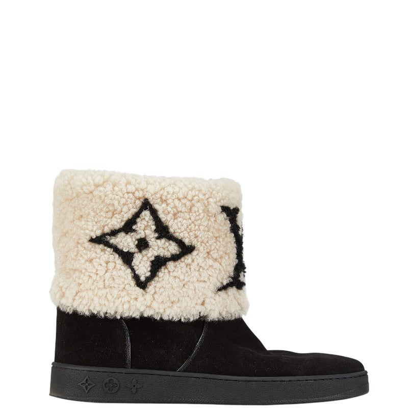 Louis Vuitton Snowdrop Suede Ankle Boots