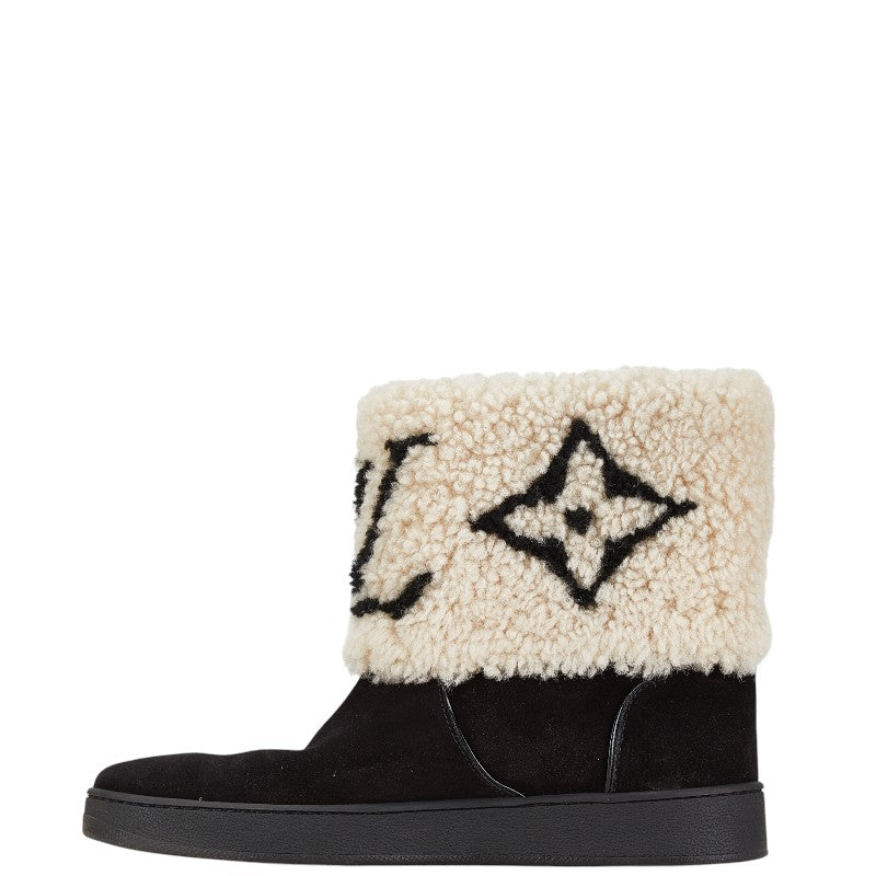 Louis Vuitton Snowdrop Suede Ankle Boots