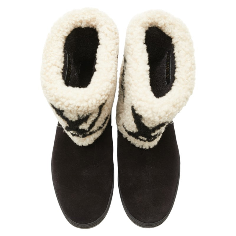 Louis Vuitton Snowdrop Suede Ankle Boots