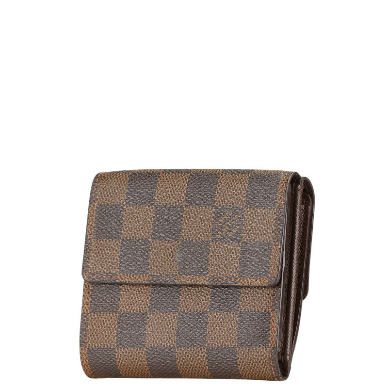 Louis Vuitton Damier Elise Wallet N61654 Brown