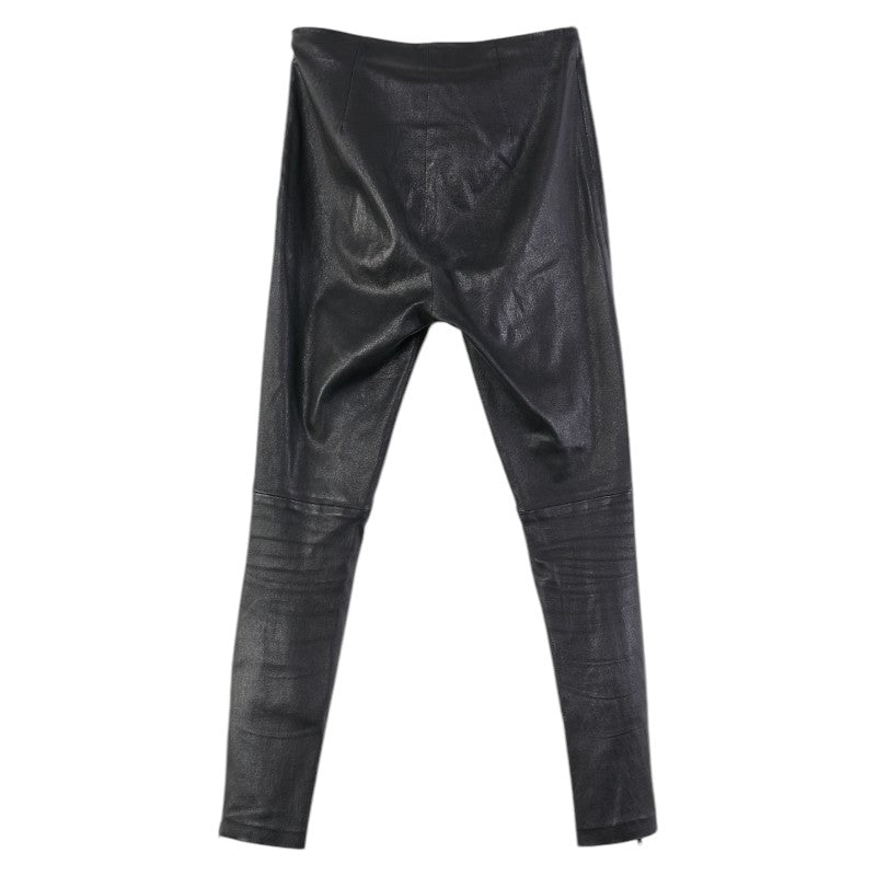 Dior Lambskin Skinny Pants Black Women