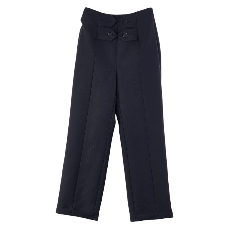 Dior Wool Slacks Pants Navy 38 Women