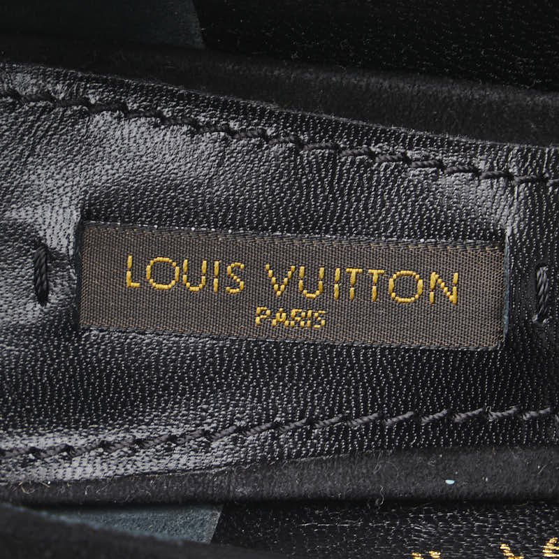 Louis Vuitton Logo Backstrap Pumps Black