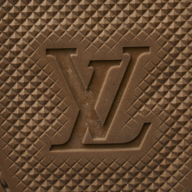 Louis Vuitton Sheepskin Leather Suede Long Boots