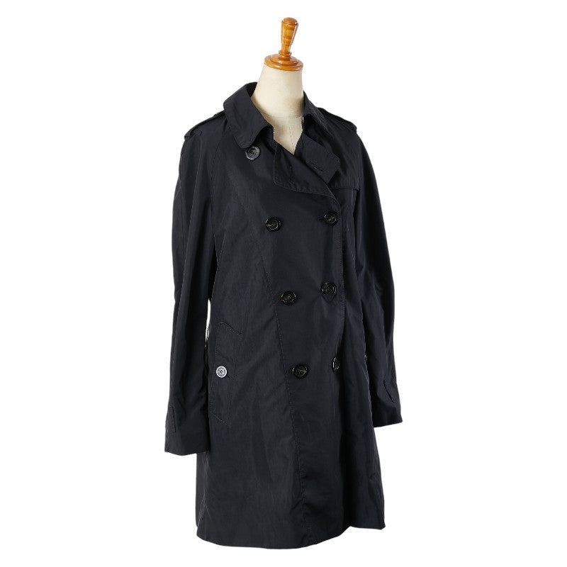 Moncler Women's Trench Coat Black Polyester