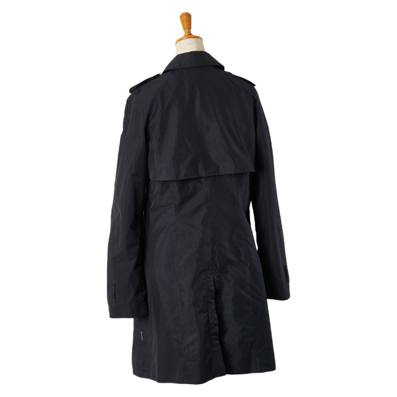 Moncler Women's Trench Coat Black Polyester