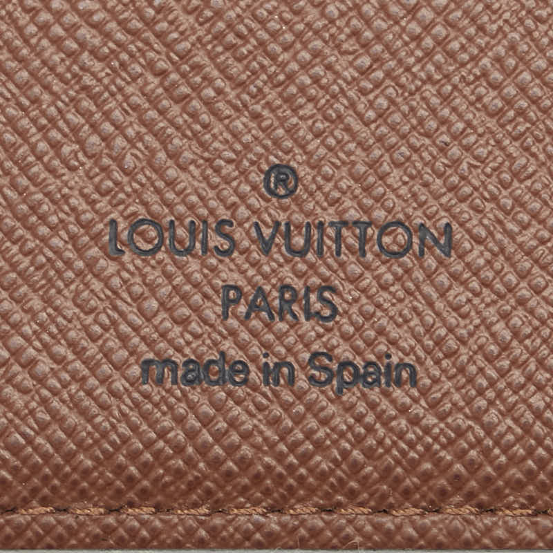 Louis Vuitton Damier Agenda Cover Brown PVC