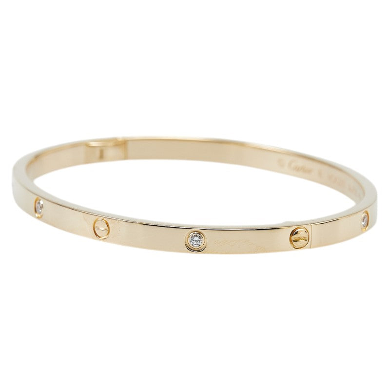 Cartier Love Bracelet Small Model 6P Half Diamond K18YG