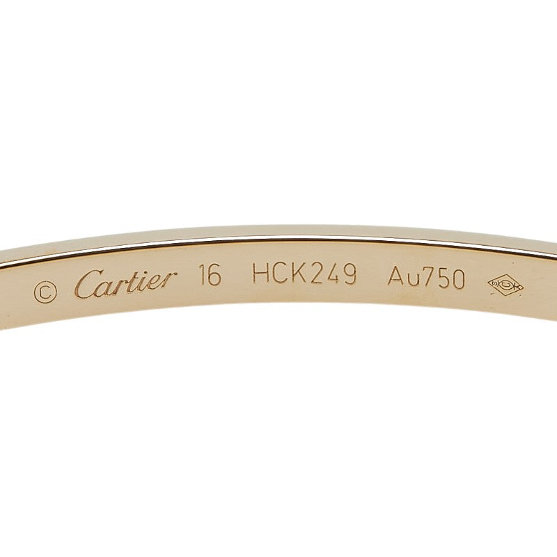 Cartier Love Bracelet Small Model 6P Half Diamond K18YG