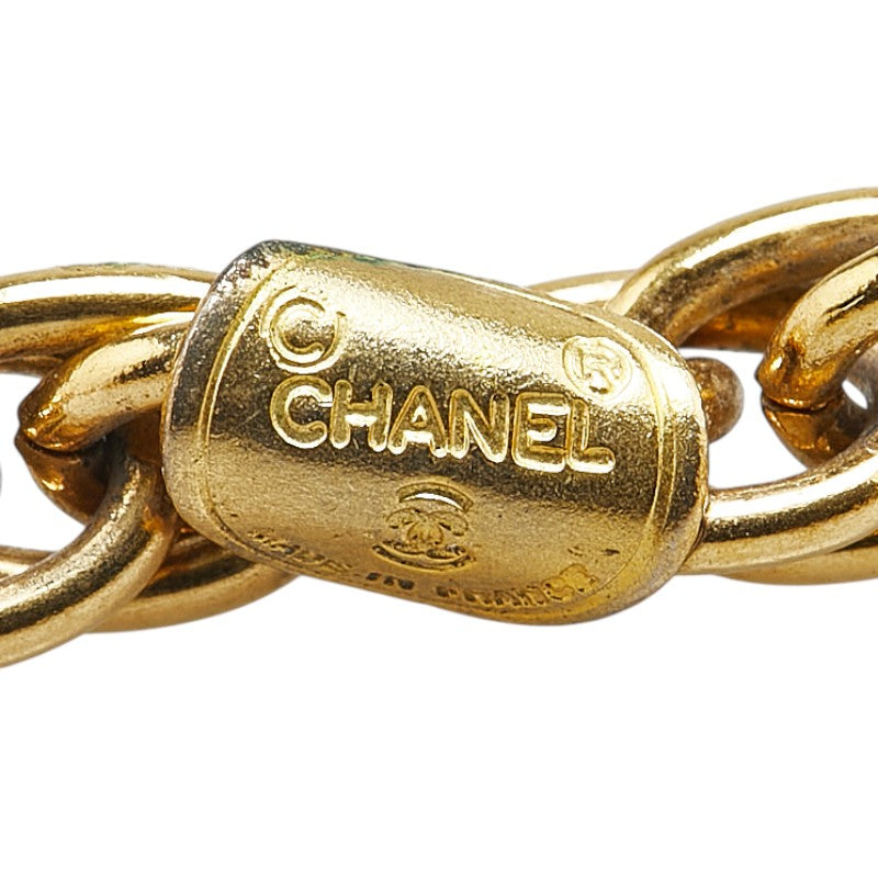 Chanel Coco Mark Gold Necklace